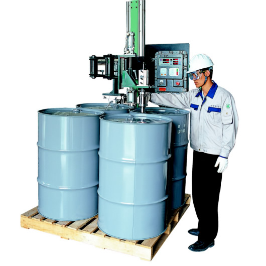 200L4桶液面式防爆灌装机 吨桶液体灌装机